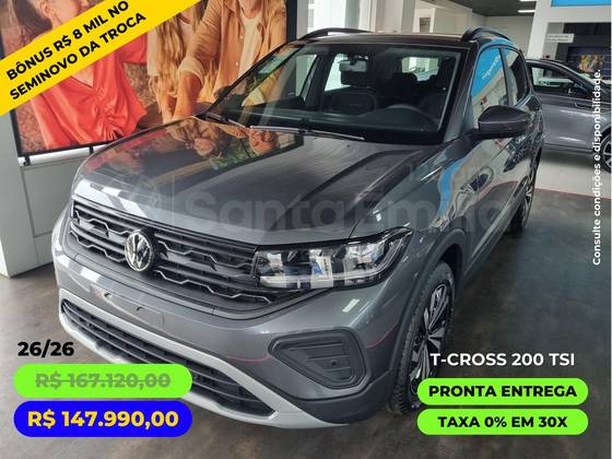 VOLKSWAGEN T-CROSS 1.0 200 TSI TOTAL FLEX AUTOMÁTICO